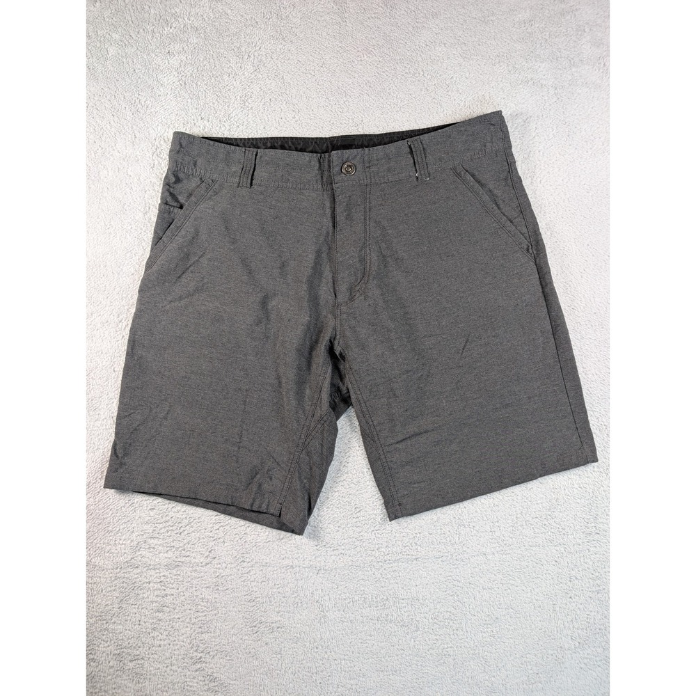 Kuhl Mens Renegade Hybrid Shorts Gray Heather Size 36 Hiking Quick Dry Casual